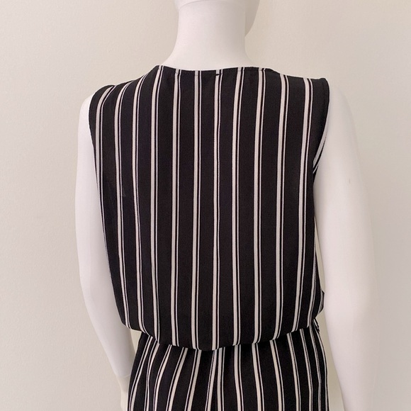 FAS Fille A Suivre Paris Ropmper Pants Black White - Picture 7 of 11